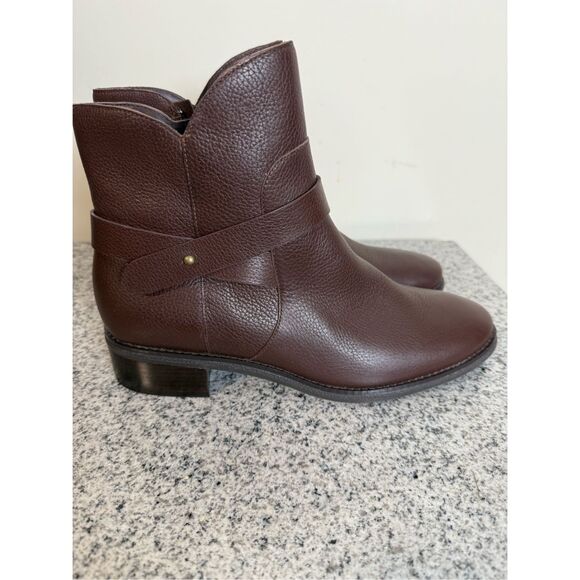 Cole Haan Women's Wylie Water-Resistant Bootie, Brown 9.5 - Picture 1 of 5